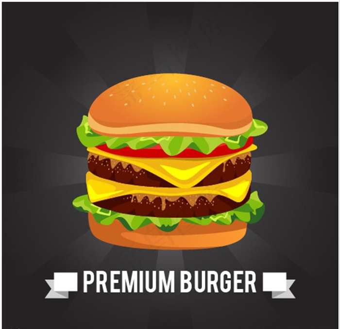 汉堡菜鸟图库片