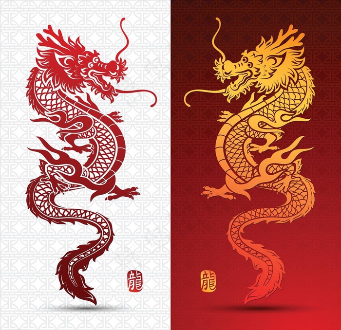 矢量龙图片ai矢量模版下载