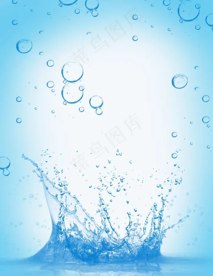 水滴背景图片psd模版下载