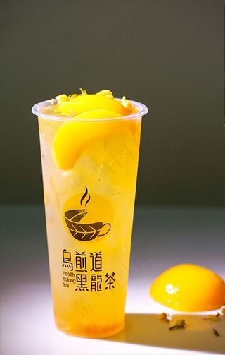 黑龙茶 芒果 饮料图片