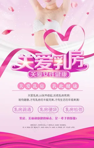 关爱乳房海报图片