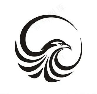 鹰头像图标LOGO标识矢量图图片