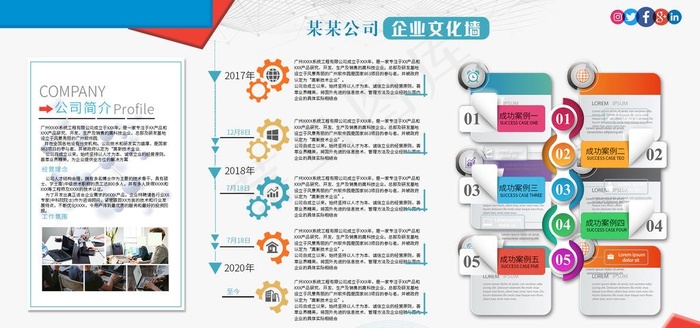 企业文化墙图片(1980X990(DPI:300))psd模版下载