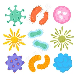 病毒细菌防护防疫图片