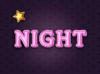 气球字体样机图片