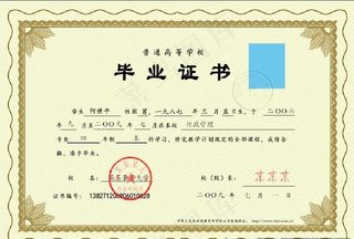 毕业证书图片