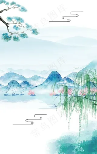 水墨画 水墨背景图片
