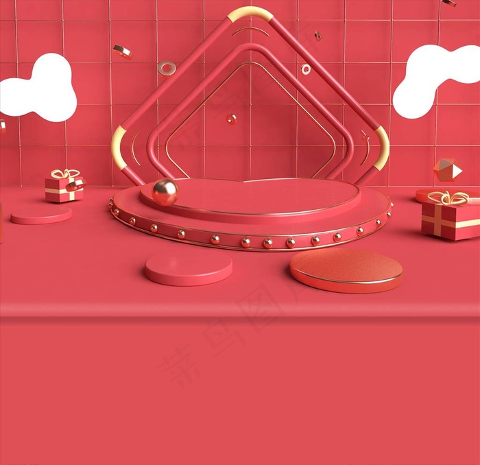 电商立体场景图片