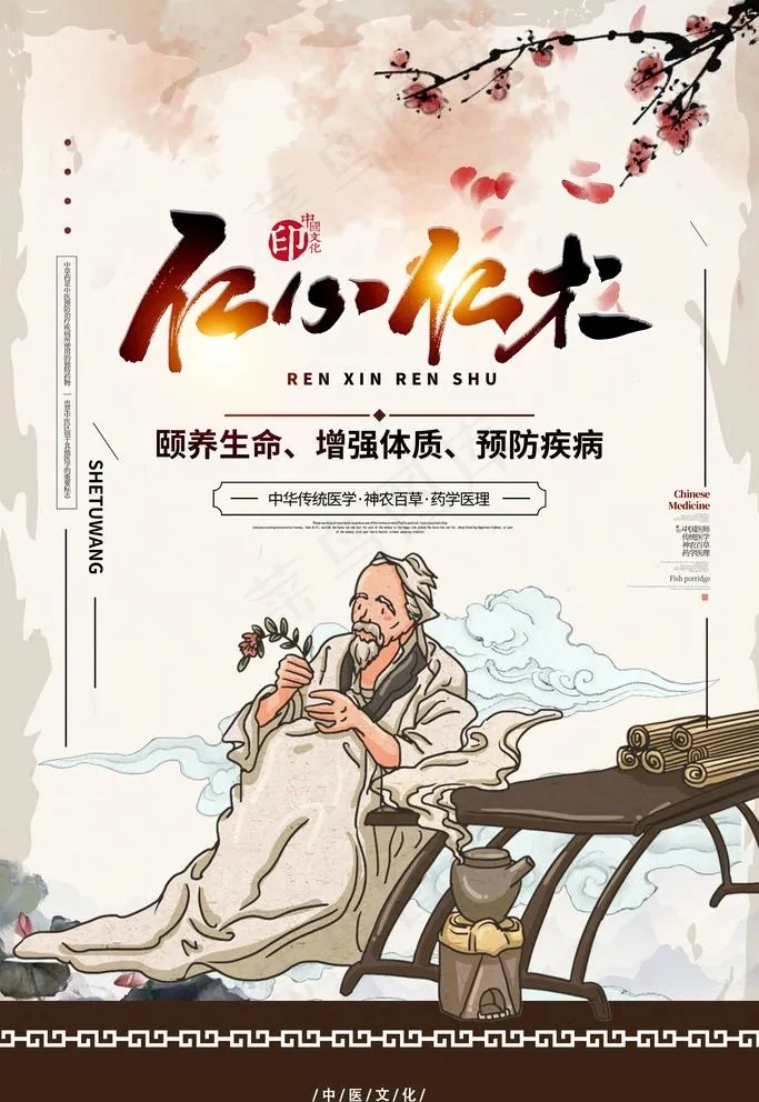 中医文化图片(3543X5315(DPI:300))psd模版下载