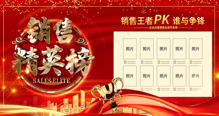 销售精英榜图片
