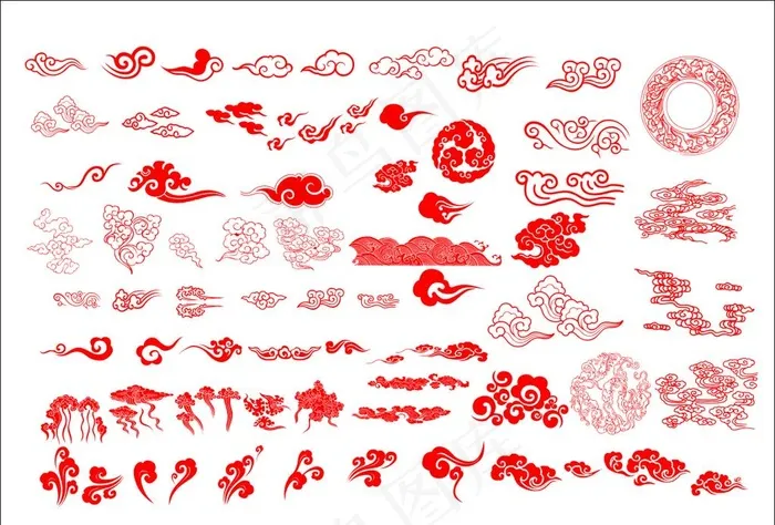 云图片cdr矢量模版下载