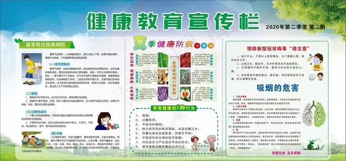 健康教育宣传栏图片
