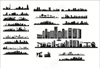 城市剪影图片