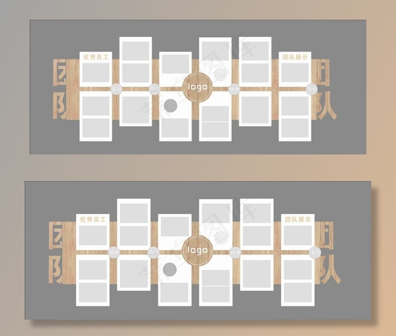 形象墙图片(210X297)cdr矢量模版下载