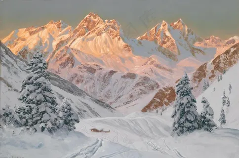 风景油画图片 风景油画图片