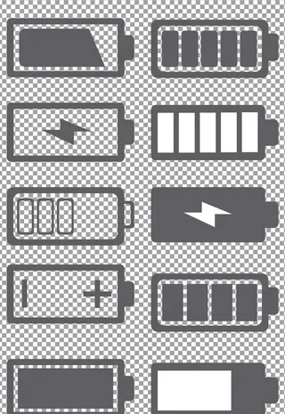 电池充电图标图片