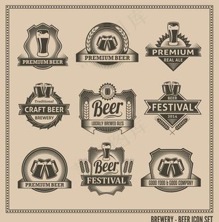 啤酒标签图片