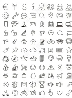 80种图标图片