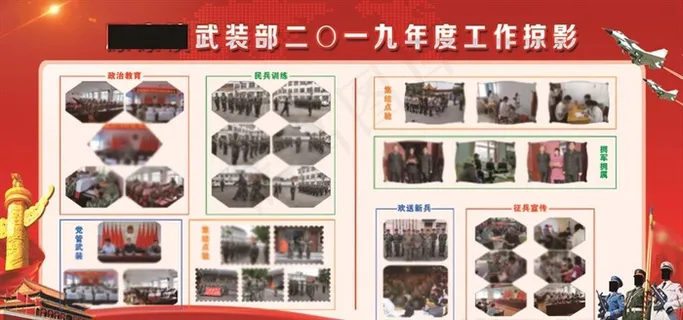 武装部工作掠影图片