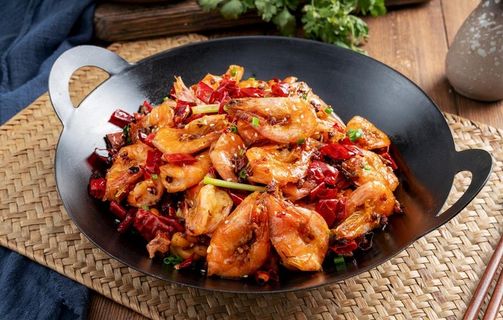 香辣虾图片