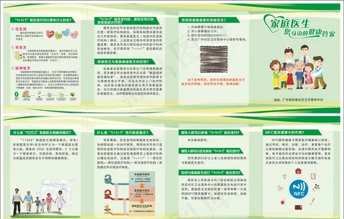 医院健康彩页折页图片
