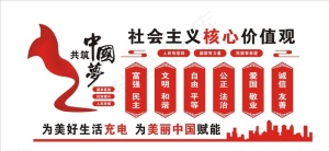核心价值观 文化墙图片