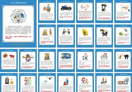 小事故文化展板图片