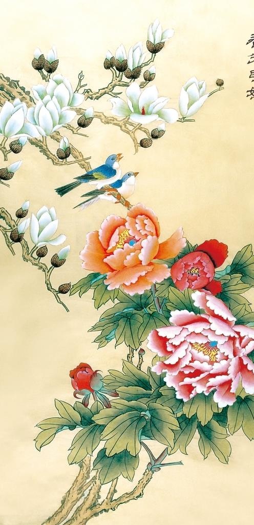 国画花鸟图图片