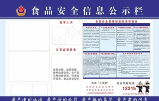 食品安全信息公示栏图片