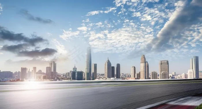 城市公路交通背景图片