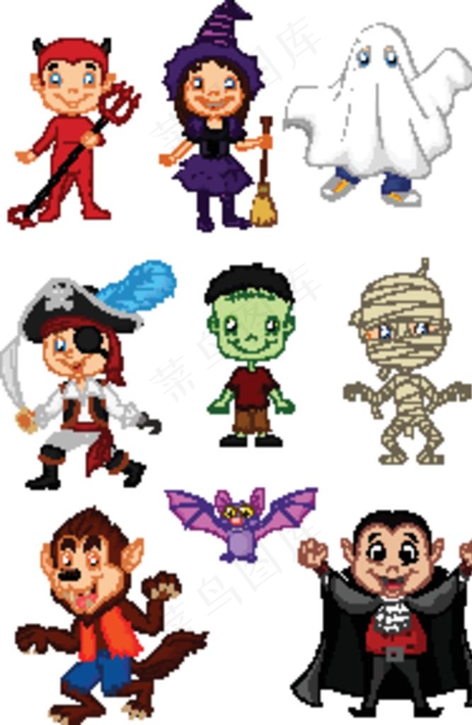 万圣节装饰图案图片