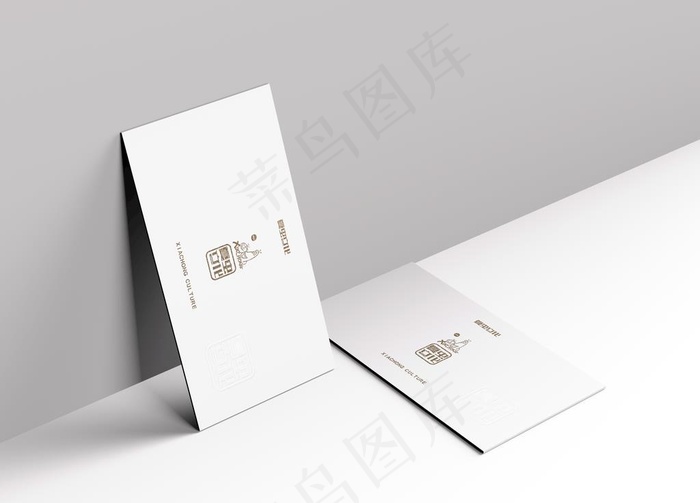 圆角名片样机图片