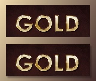 金属质感立体字样机图片