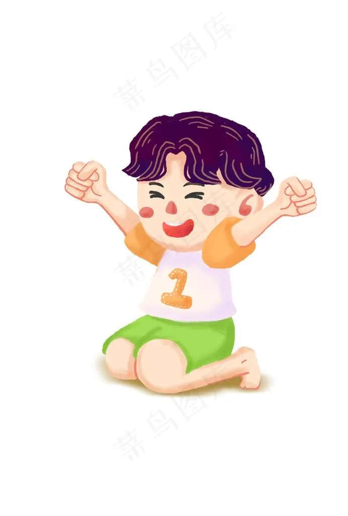 小孩图片psd模版下载