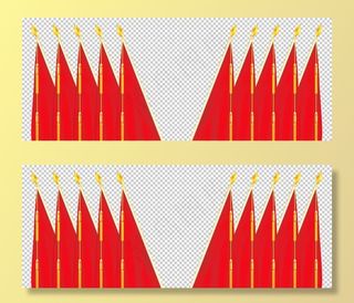 党旗  旗帜  红旗图片