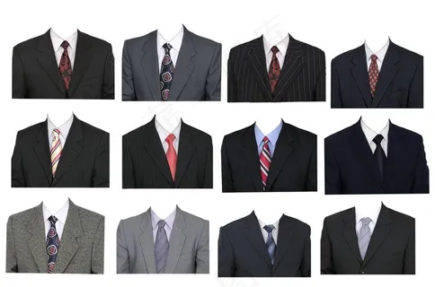 证件照西服图片