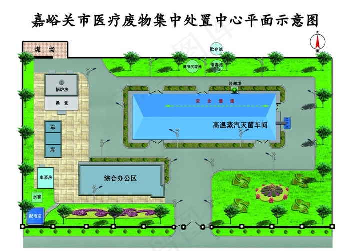 厂区平面图图图片(4723X3543(DPI:50))psd模版下载
