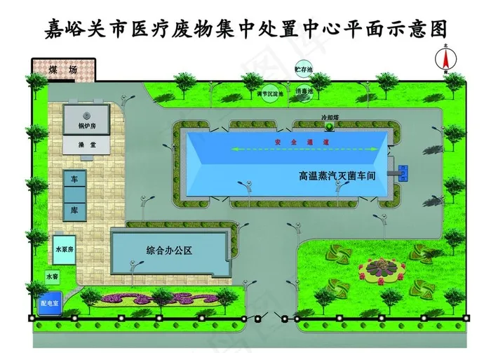 厂区平面图图图片(4723X3543(DPI:50))psd模版下载