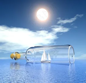 创意漂流瓶图片