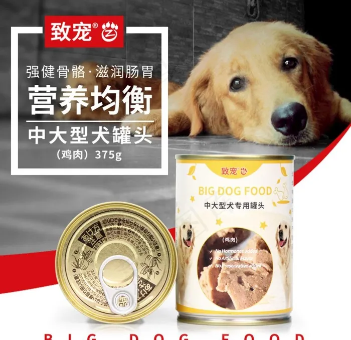 宠物零食猫狗罐头主图设计图图片psd模版下载