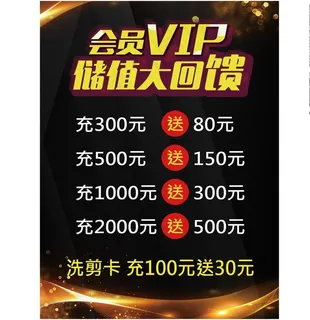 会员VIP储值大回馈图片