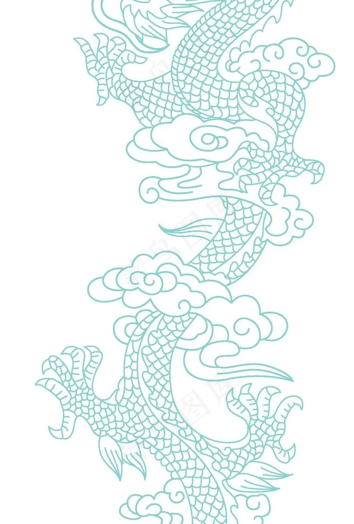 龙图片ai矢量模版下载