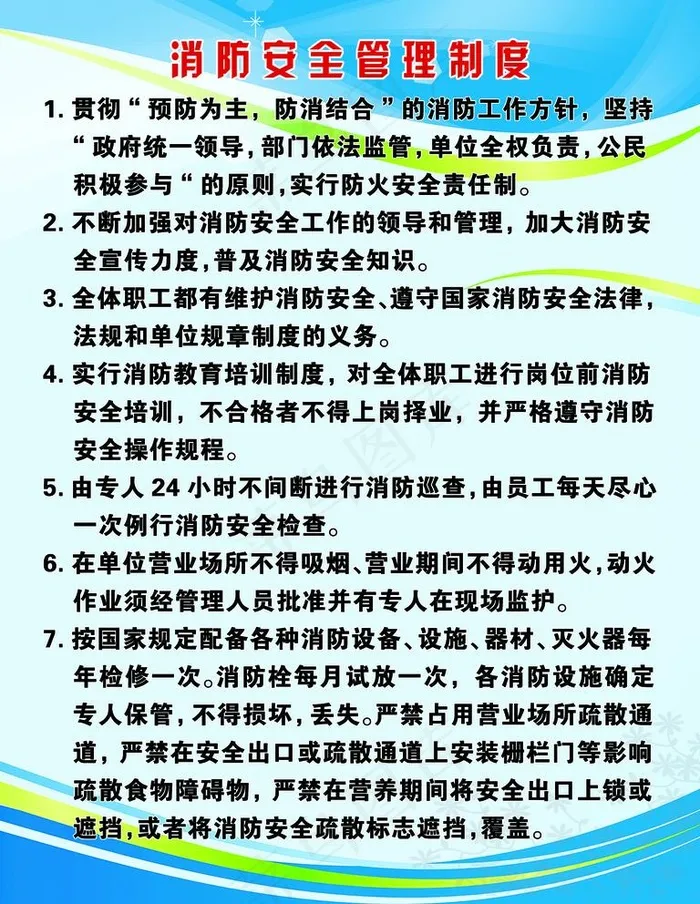 消防安全管理制度图片