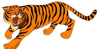 矢量老虎图片