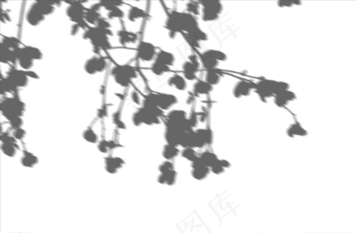 树影图片psd模版下载