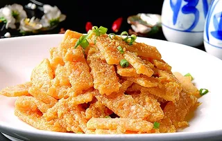 咸蛋黄焗南瓜图片