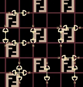 大牌字母 芬迪图片