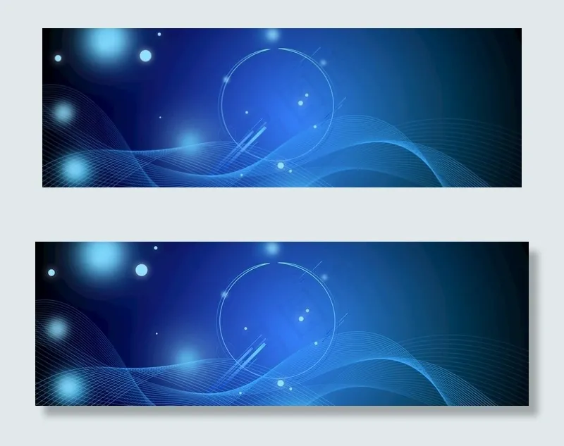 蓝色科技背景图片psd模版下载