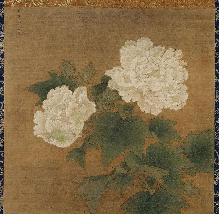 宋李迪红白芙蓉图图片