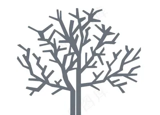 矢量树枝图片